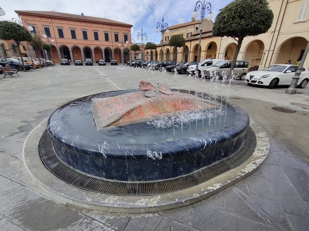 La ripida scalata fino a piazza Matteotti